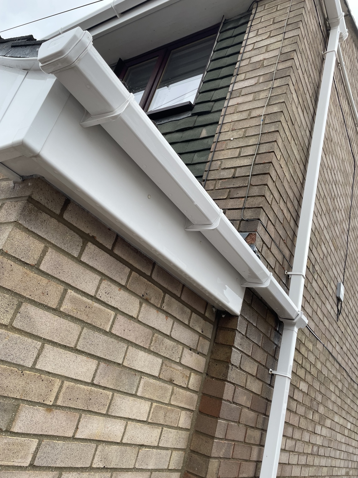 After · Gutters, fascias and soffits freshened up