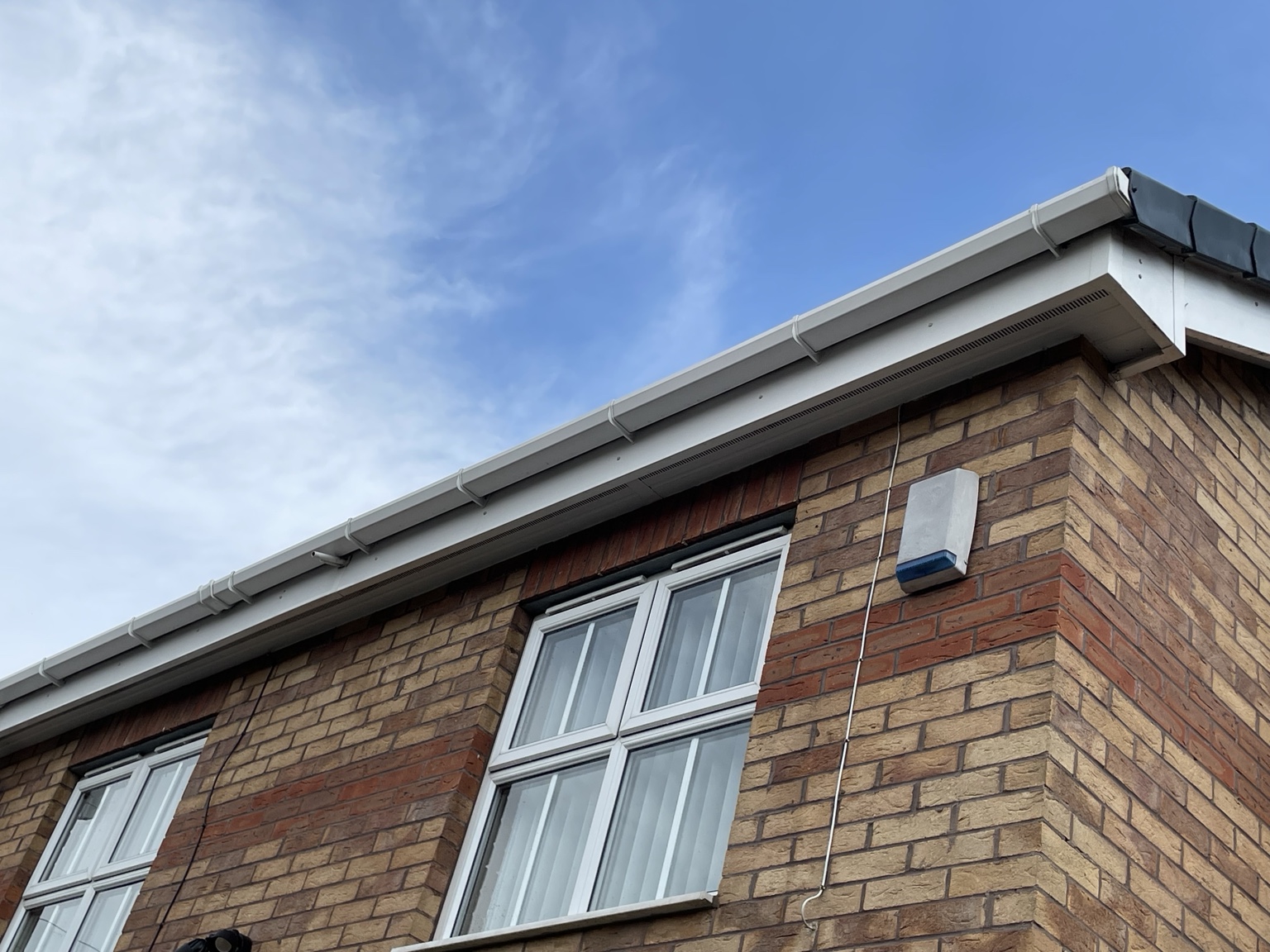 Gutters, fascias and soffits after cleaning