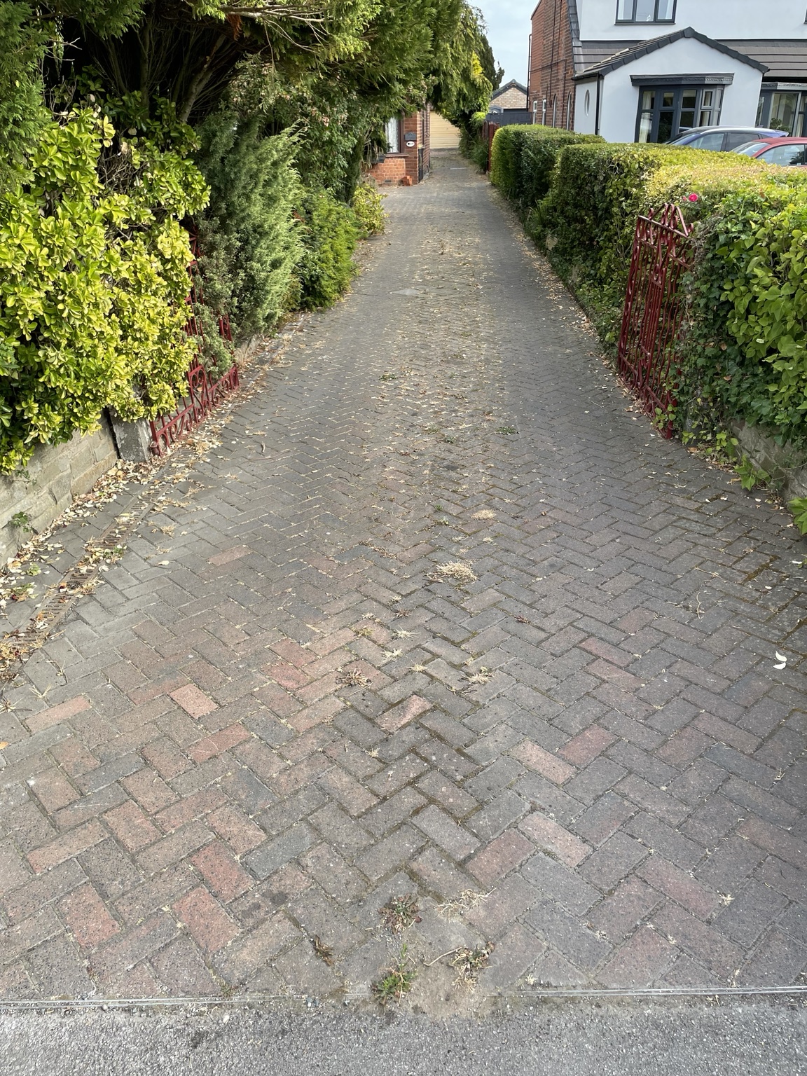 Before · A fresher path to the front door
