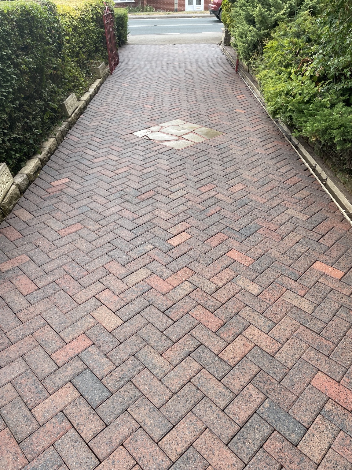 After · A fresher path to the front door